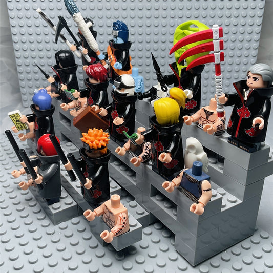 Naruto Akatsuki Custom Minifigures Lot of 11