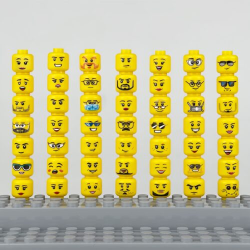Yellow Replacement Heads 56pcs Set