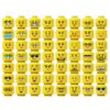 JT007-A-黄色人仔替换头56个 附图 Yellow Replacement Heads 56pcs Set