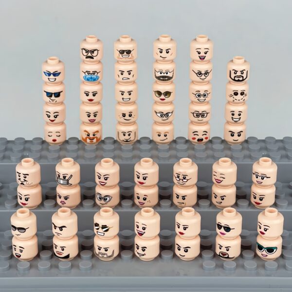 White Replacement Heads 56pcs Set