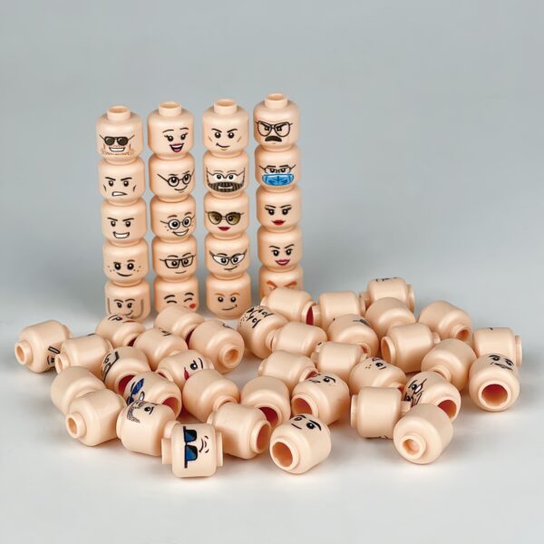 White Replacement Heads 56pcs Set