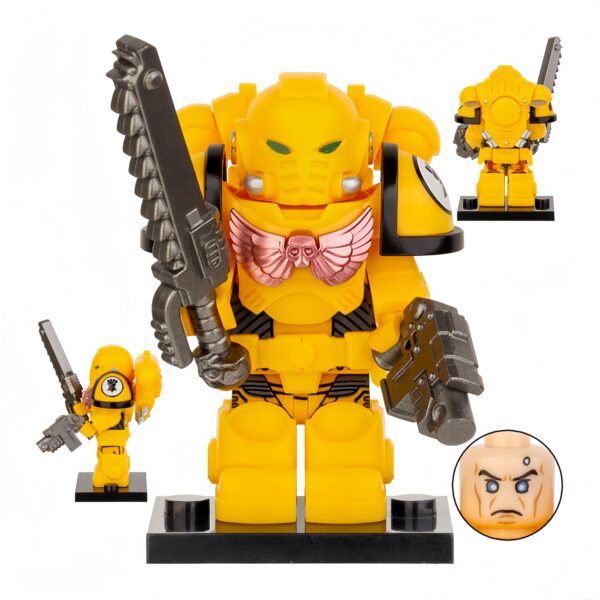 MY603-帝国之拳-Imperial Fists Imperial Fists Custom Minifigure