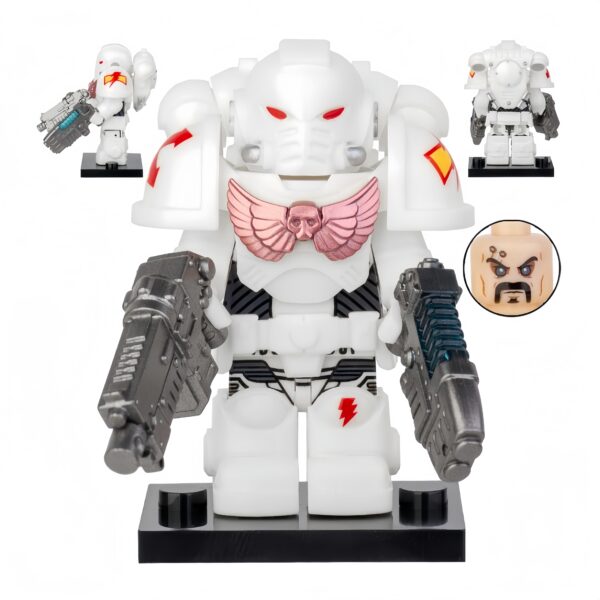 MY604-白色疤痕-White Scars White Scars Custom Minifigure