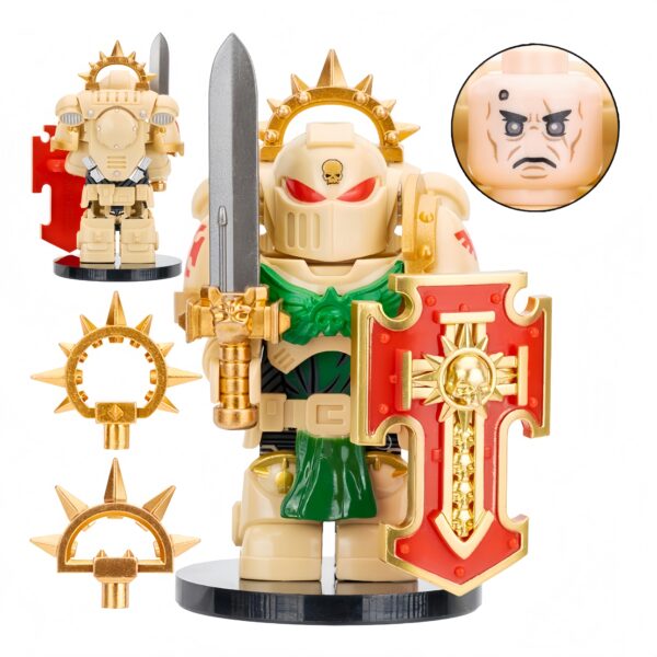 MY615-暗黑天使剑卫老兵-Dark Angels Bladeguard Veteran Dark Angels Bladeguard Veteran Custom Minifigure
