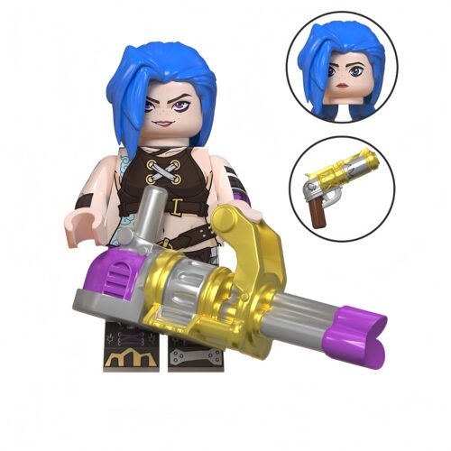 QD0003-金克丝-jinx Jinx Custom Minifigure