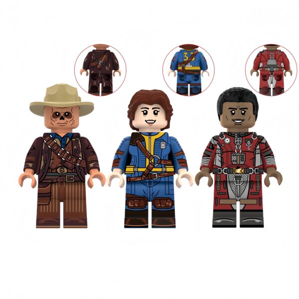 Fallout 3 Characters Set Custom Minifigure