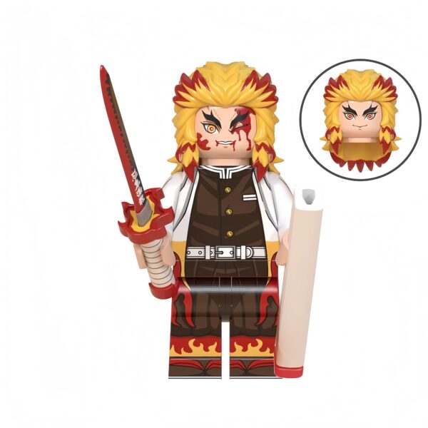 WM2175-炼狱杏寿郎-Rengoku Kyoujurou Rengoku Kyoujurou Custom Minifigure