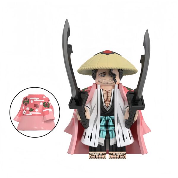 WM2570-京乐春水-kyoraku shunsui Kyoraku Shunsui Custom Minifigure