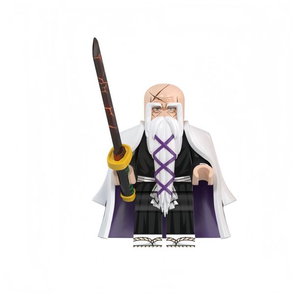 WM2573-山本元柳斋重国-yamamoto genryuusai shigekuni Yamamoto Genryuusai Shigekuni Custom Minifigure