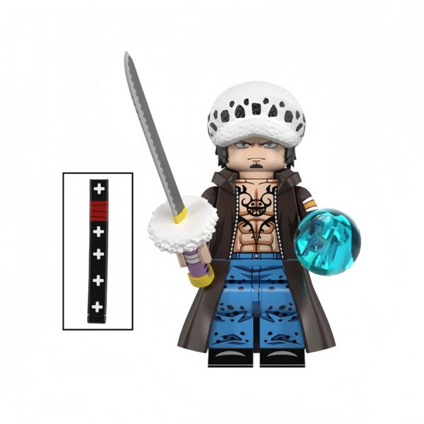 Trafalgar D Water Law Custom Minifigure