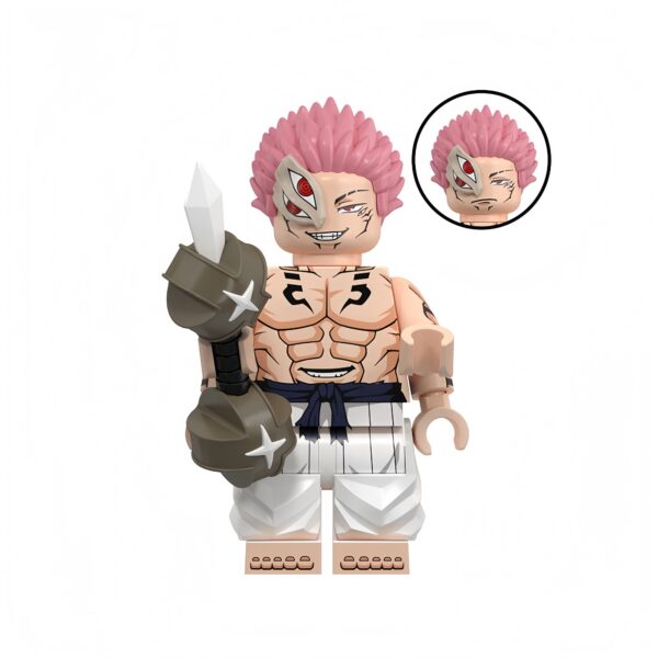 WM2854-两面宿傩-ryomen sukuna Ryomen Sukuna Custom Minifigure