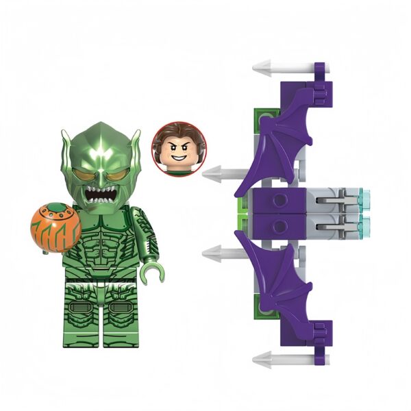 XH1835-绿魔-green goblin Green Goblin Custom Minifigure
